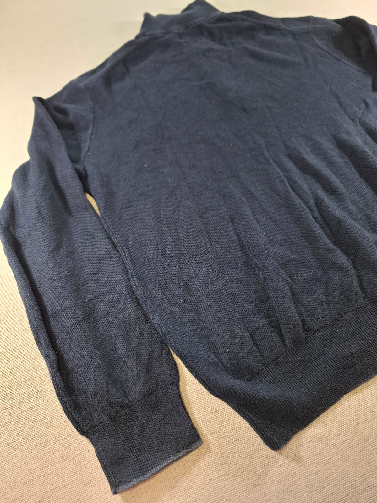 000431 – Polo Ralph Lauren 1/4 Zip Pullover – Navy, Size M