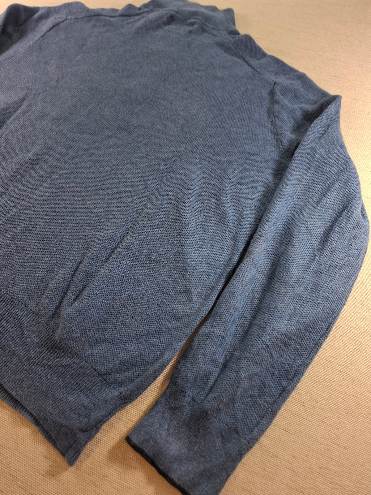 000432 – Polo Ralph Lauren 1/4 Zip Pullover – Blue, Size M