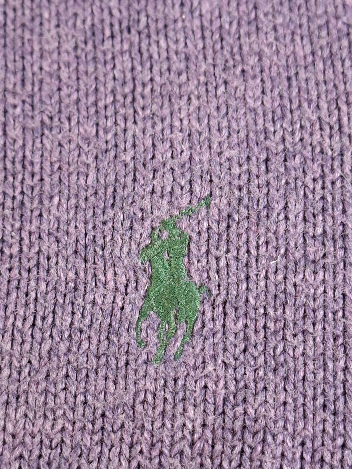 000434 – Polo Ralph Lauren 1/4 Zip Pullover – Purple, Size XXL