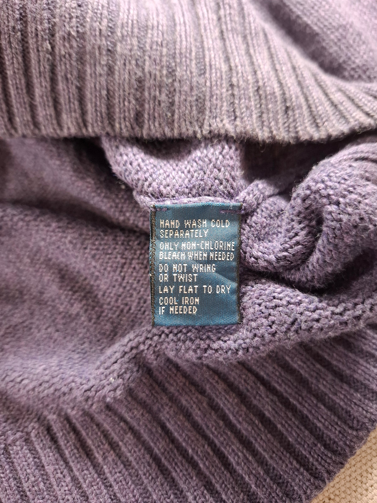 000434 – Polo Ralph Lauren 1/4 Zip Pullover – Purple, Size XXL