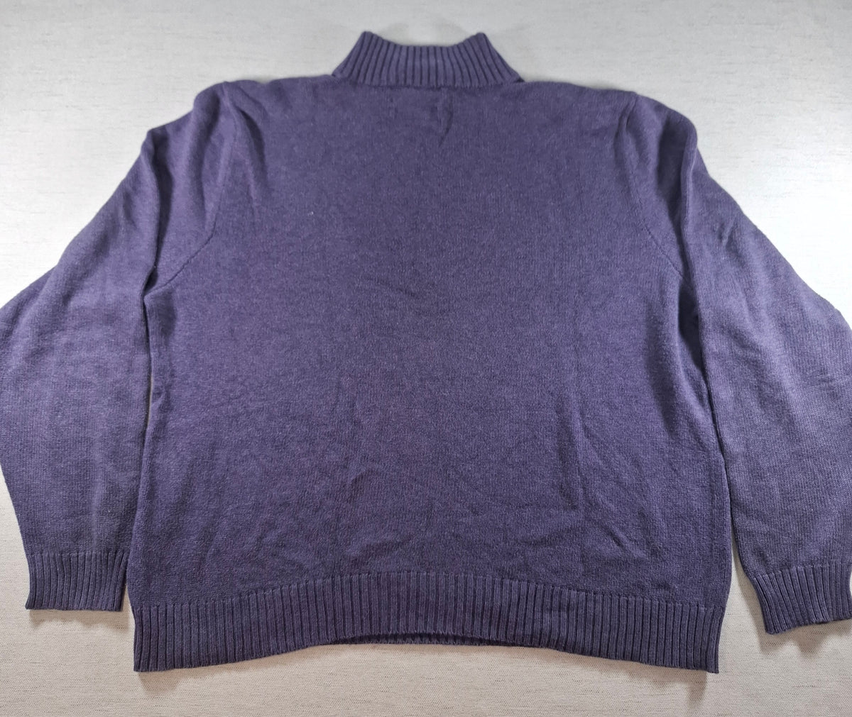 000434 – Polo Ralph Lauren 1/4 Zip Pullover – Purple, Size XXL