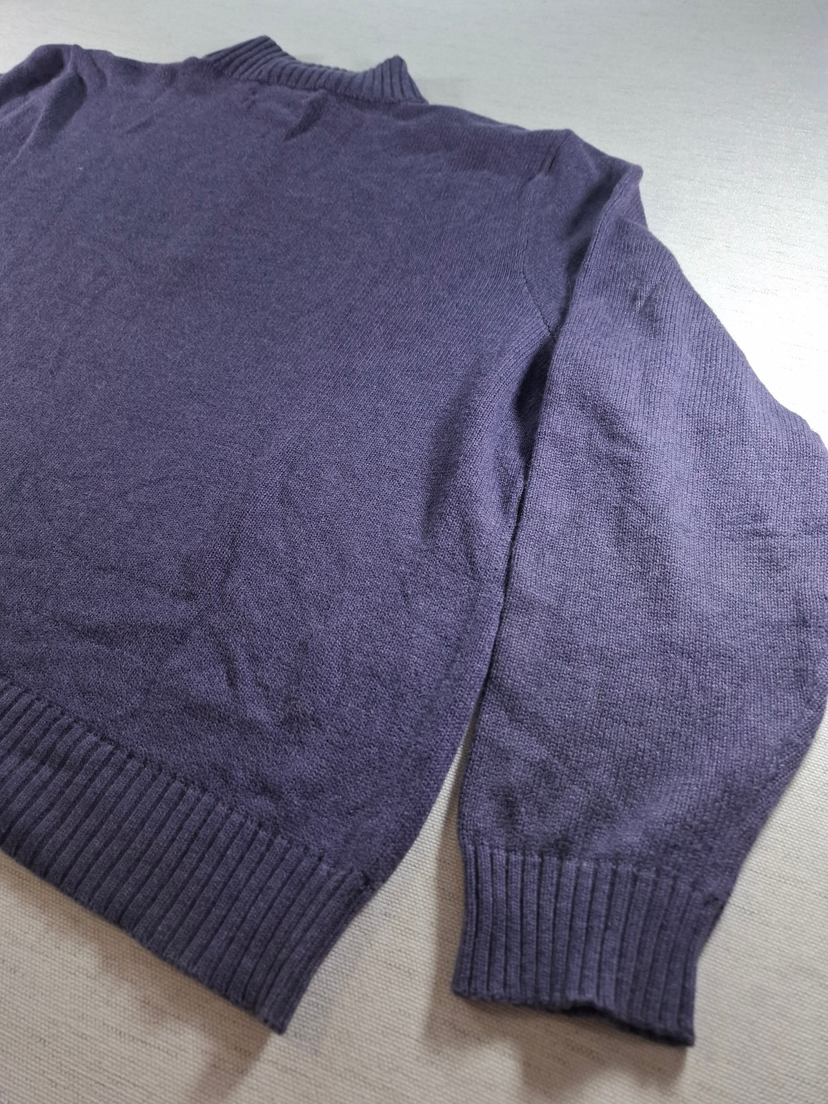 000434 – Polo Ralph Lauren 1/4 Zip Pullover – Purple, Size XXL