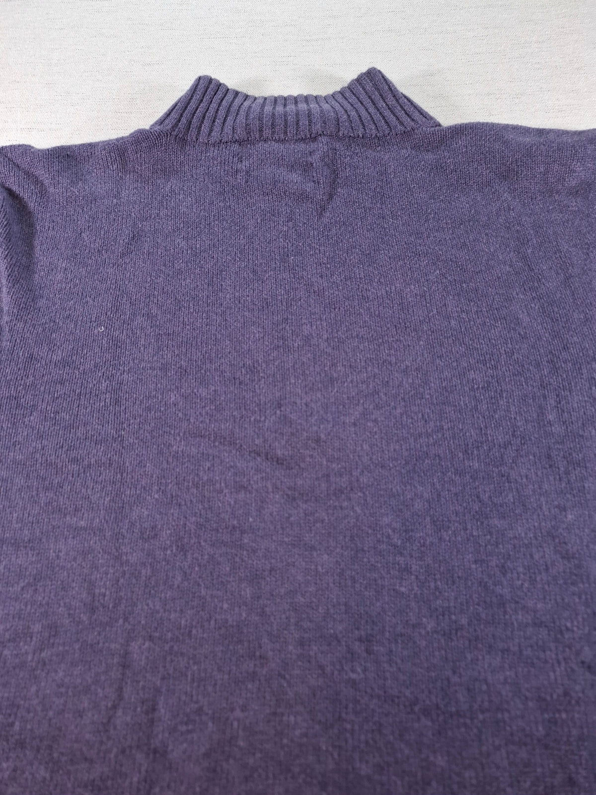 000434 – Polo Ralph Lauren 1/4 Zip Pullover – Purple, Size XXL