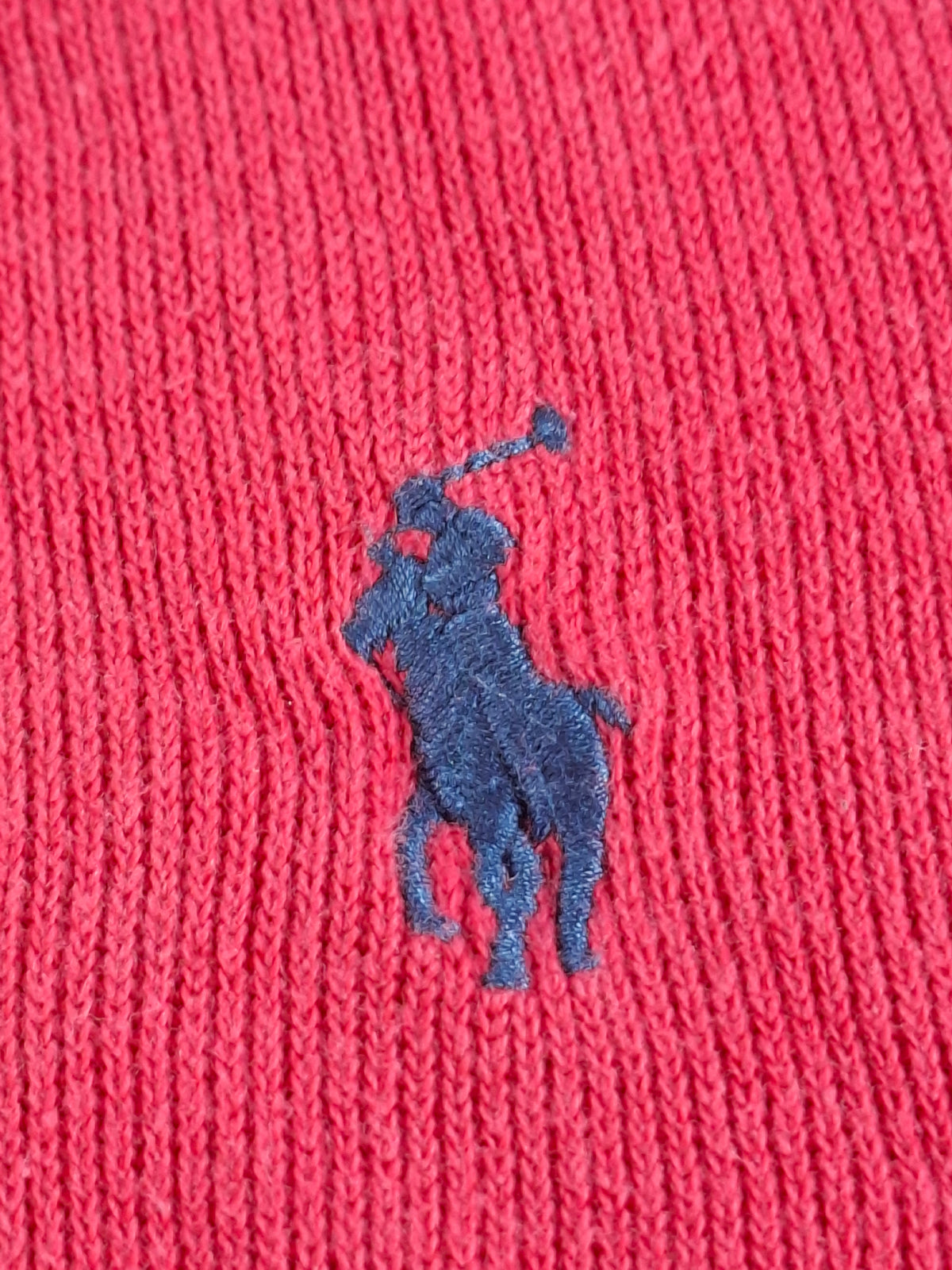 000436 – Polo Ralph Lauren 1/4 Zip Pullover – Red, Size XL