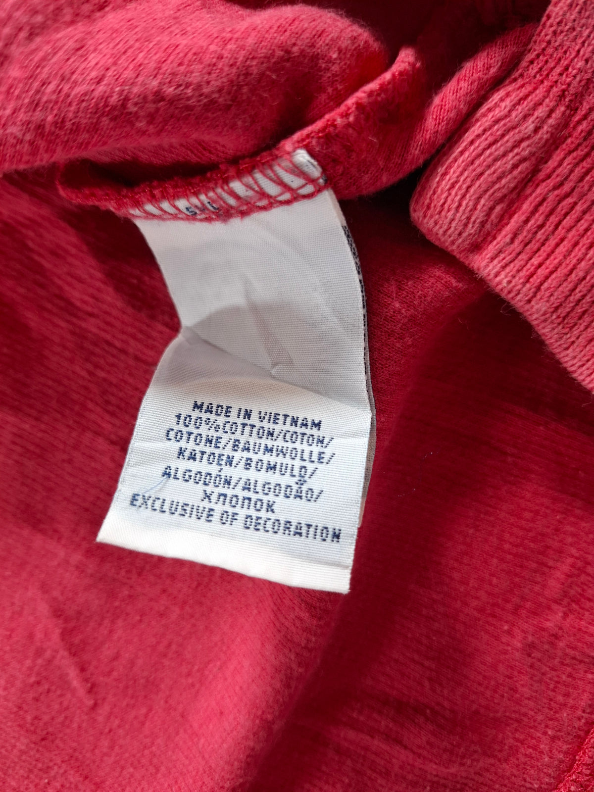 000436 – Polo Ralph Lauren 1/4 Zip Pullover – Red, Size XL