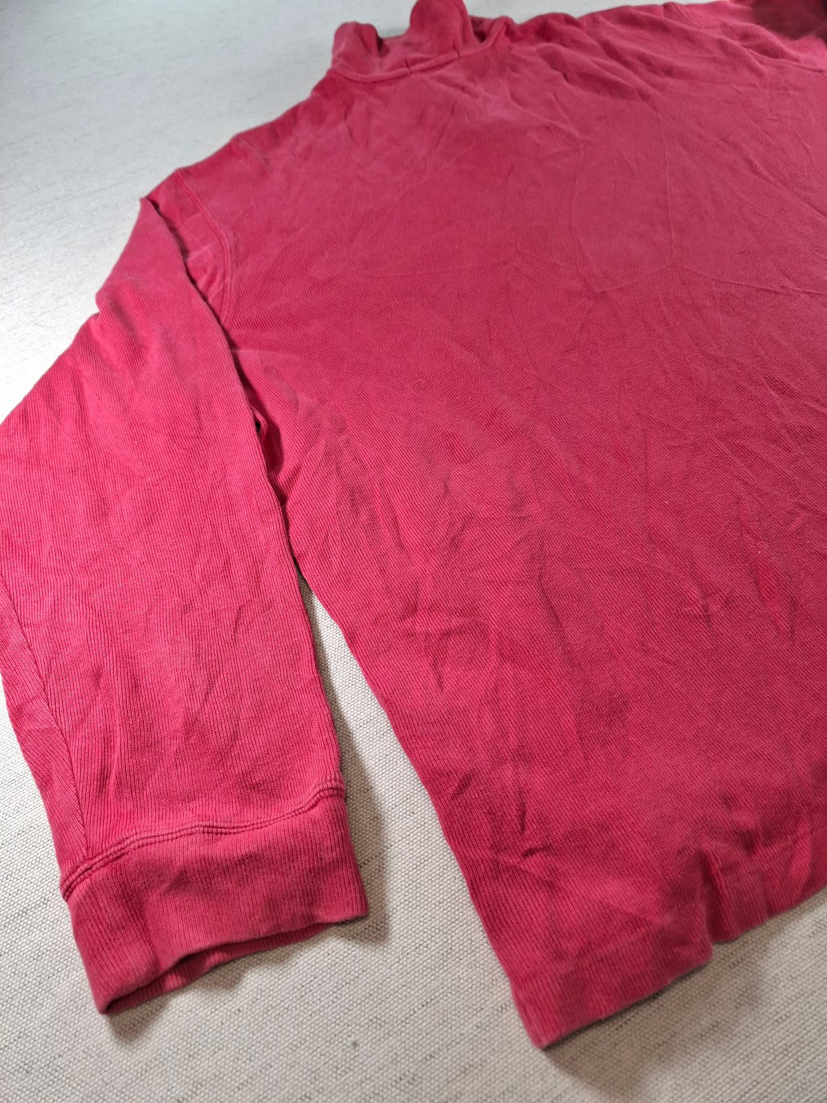 000436 – Polo Ralph Lauren 1/4 Zip Pullover – Red, Size XL