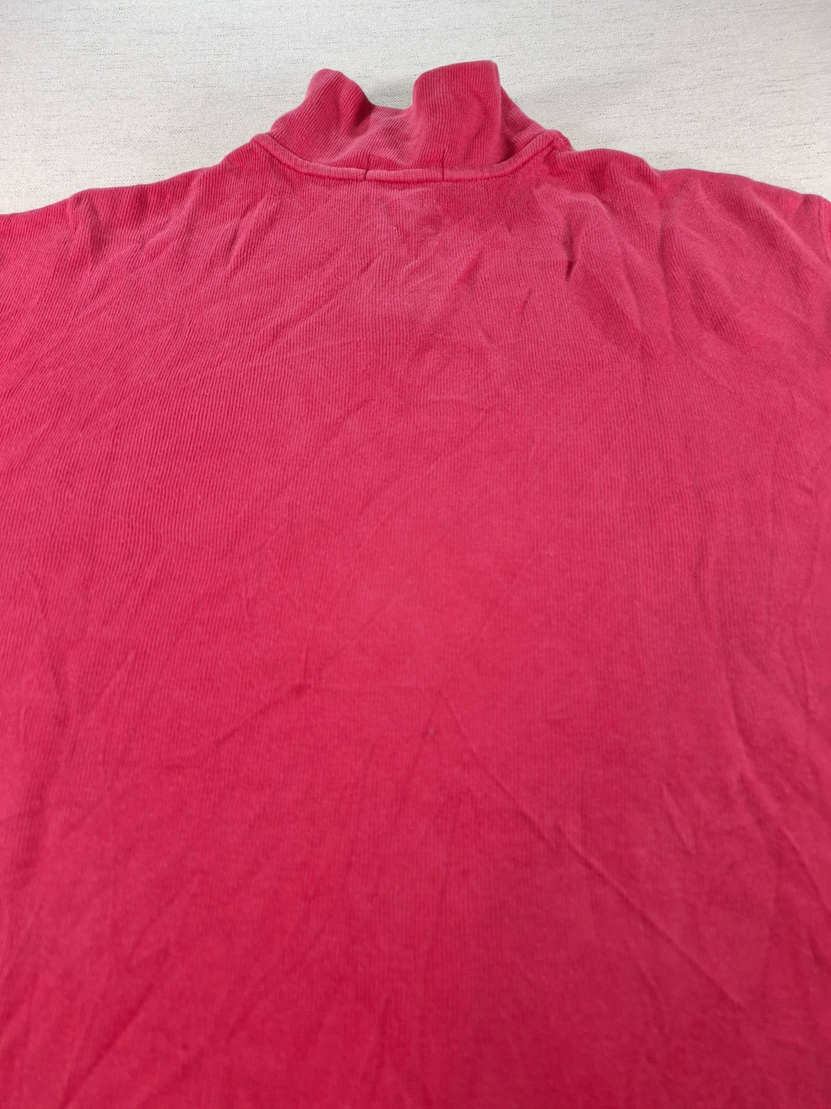 000436 – Polo Ralph Lauren 1/4 Zip Pullover – Red, Size XL