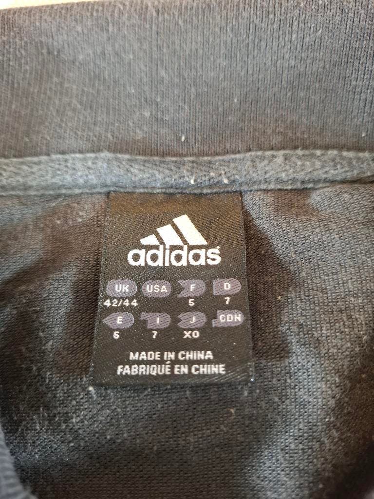 000127 – Adidas AEK Athens Polo – Black, Size L (UK 42/44)