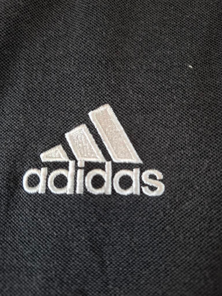 000127 – Adidas AEK Athens Polo – Black, Size L (UK 42/44)
