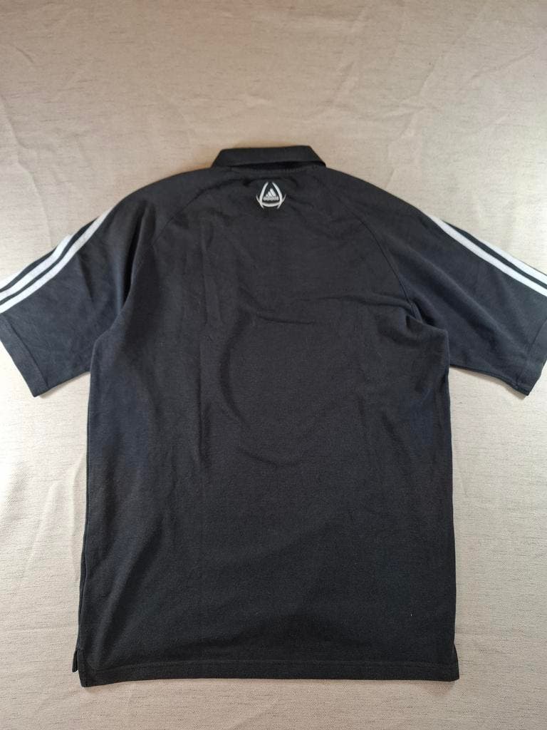 000127 – Adidas AEK Athens Polo – Black, Size L (UK 42/44)