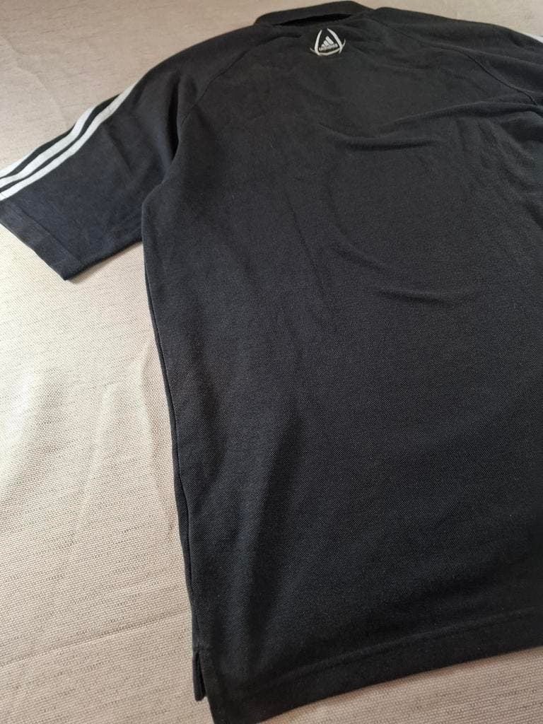 000127 – Adidas AEK Athens Polo – Black, Size L (UK 42/44)