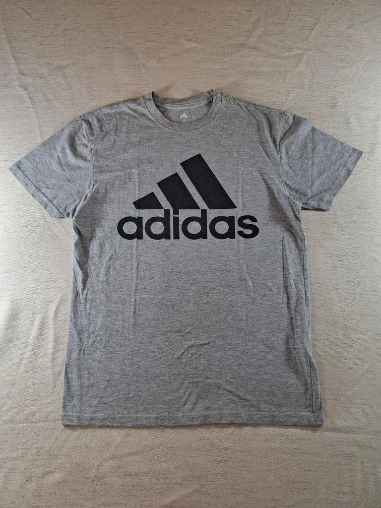 000128 – Adidas T-Shirt – Grey, Size S