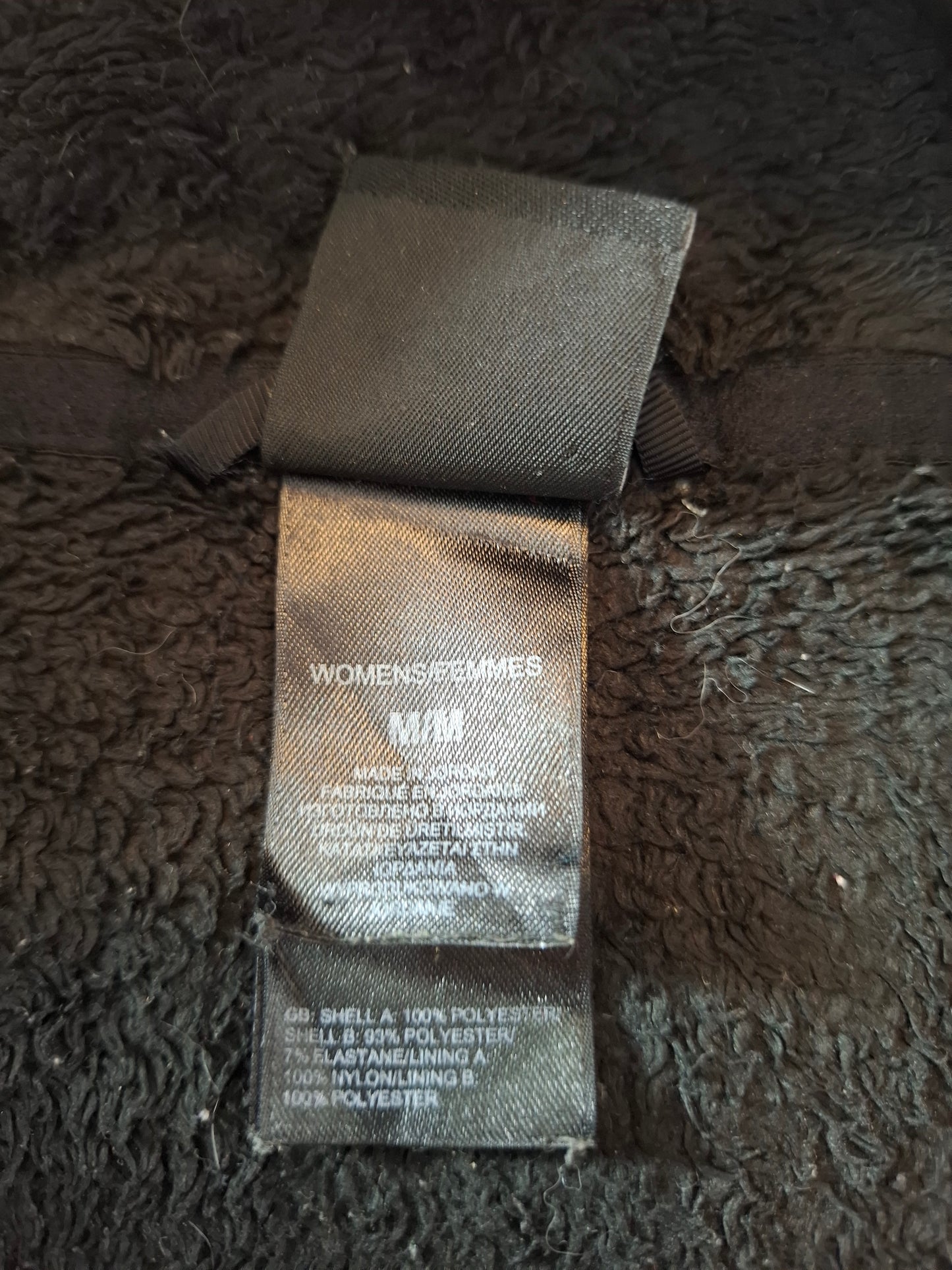 000694 The North Face Fleece size Women's M Black