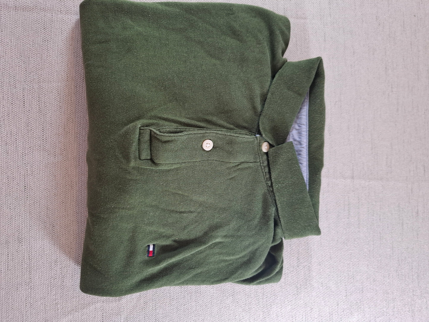 001117 Tommy Hilfiger Polo size L Dark green