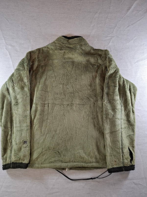 000480 – Patagonia Fleece Jacket – Army Green, Size L