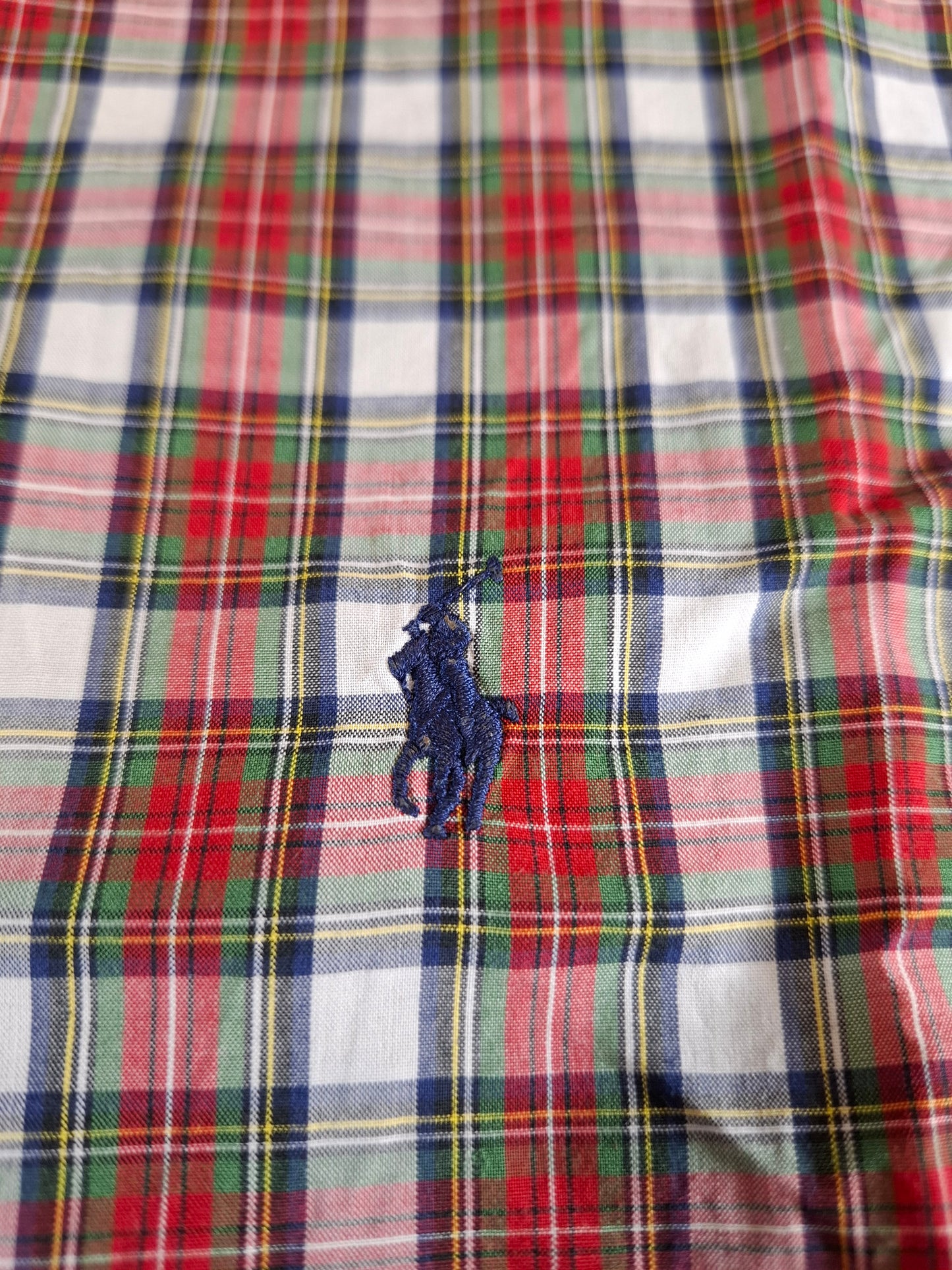 001073 Polo Ralph Lauren Button down shirt size XL Multi/ Red