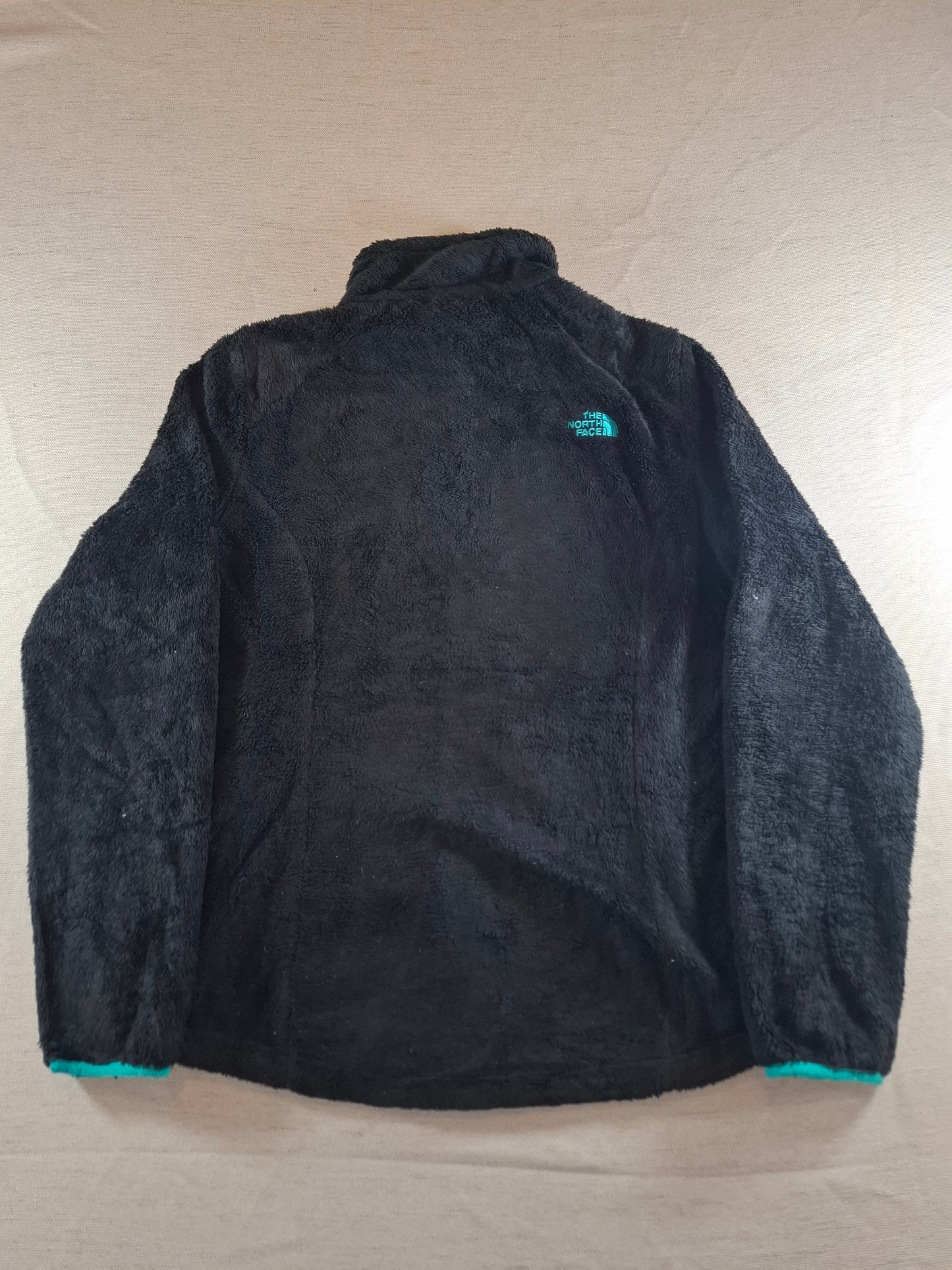 000695 The North Face Fleece size Women's L Black/ Mint