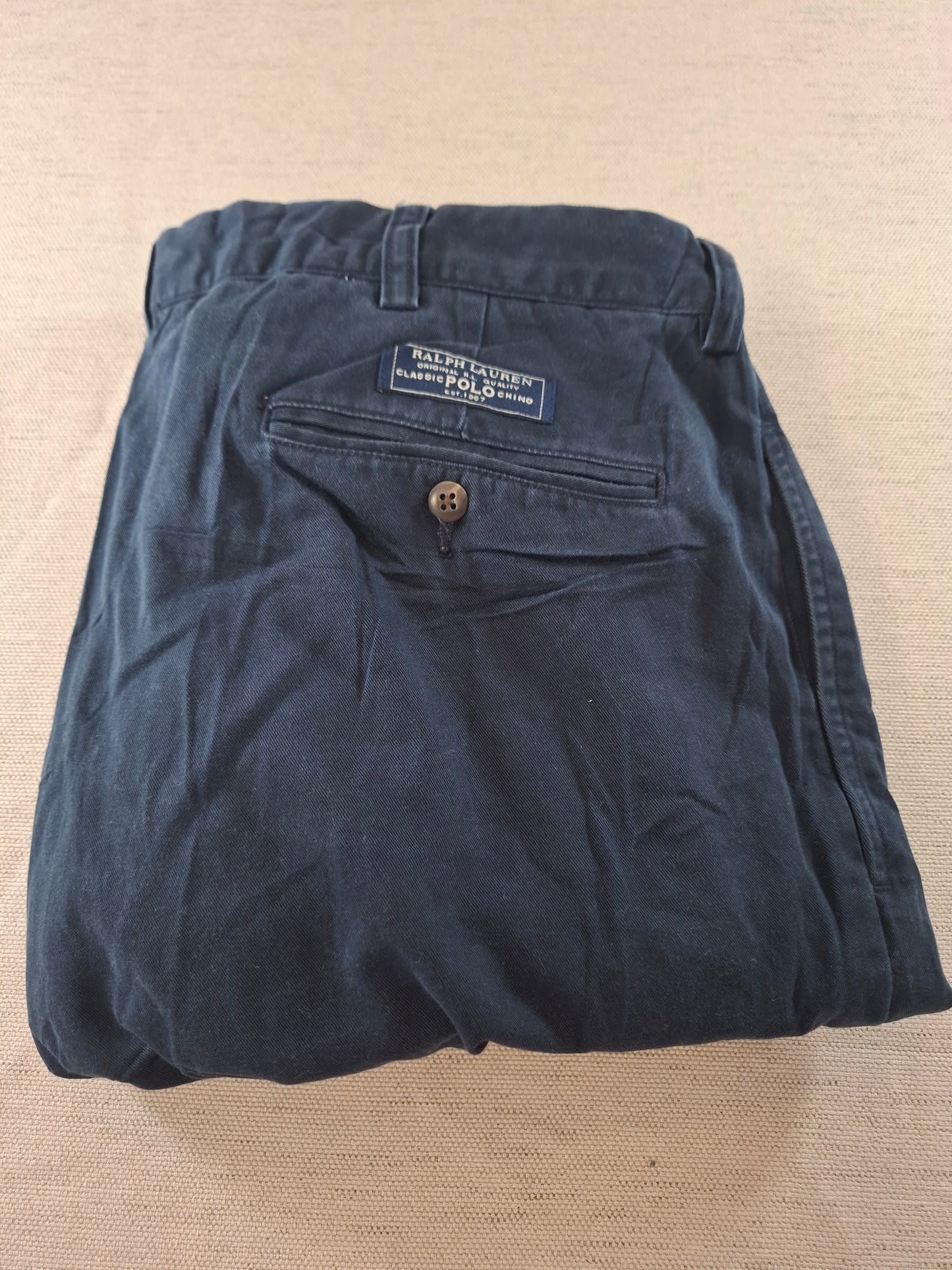000168 Polo Ralph Lauren Chino size 36/32 Navy
