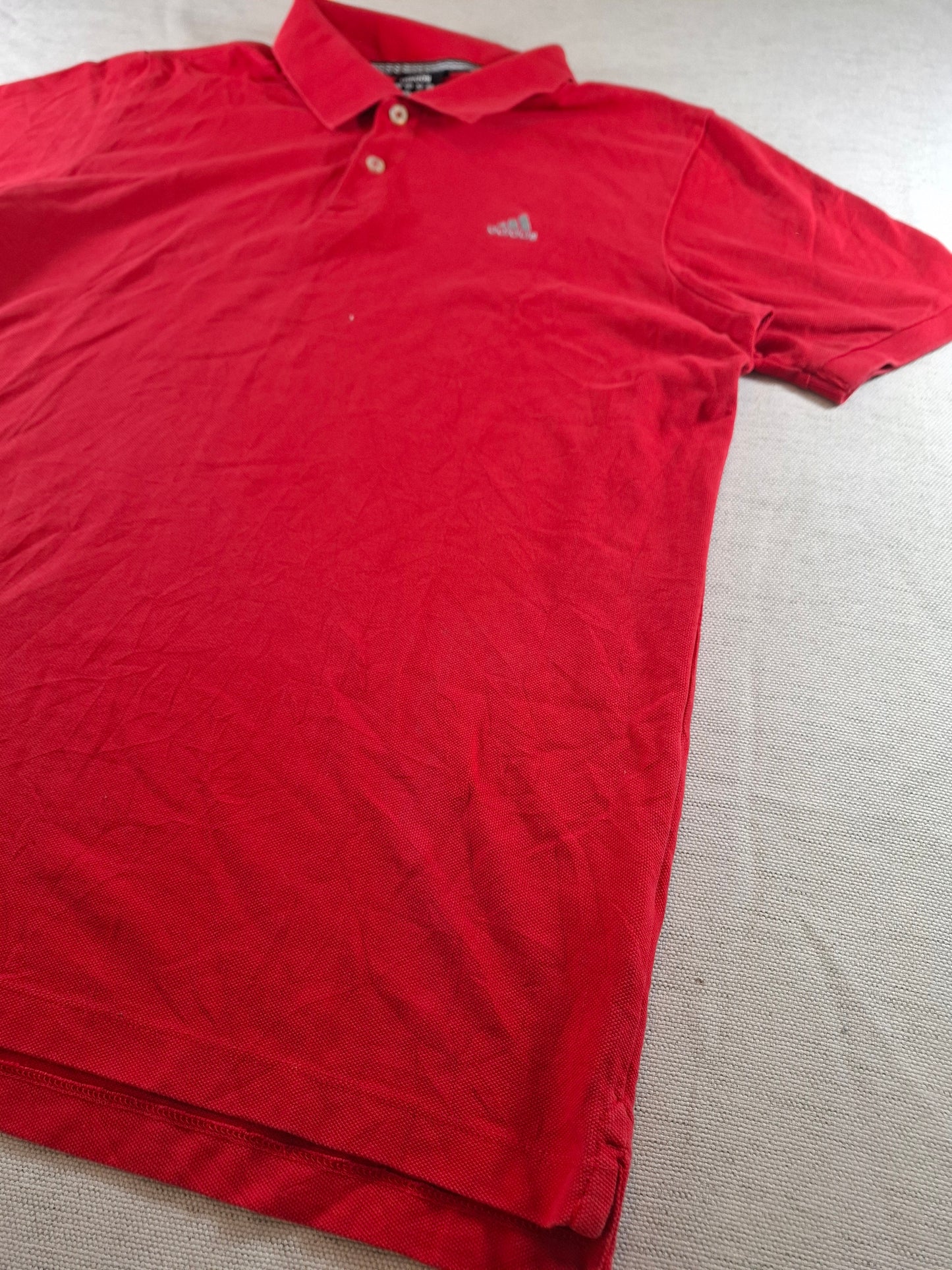 000945 Adidas Polo size XL Red