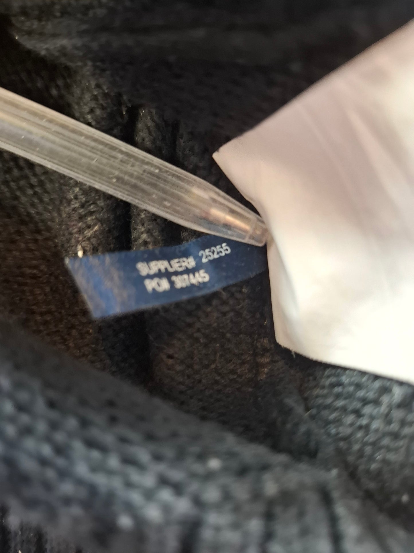 000939 Polo Ralph Lauren Full zip sweater size L Black