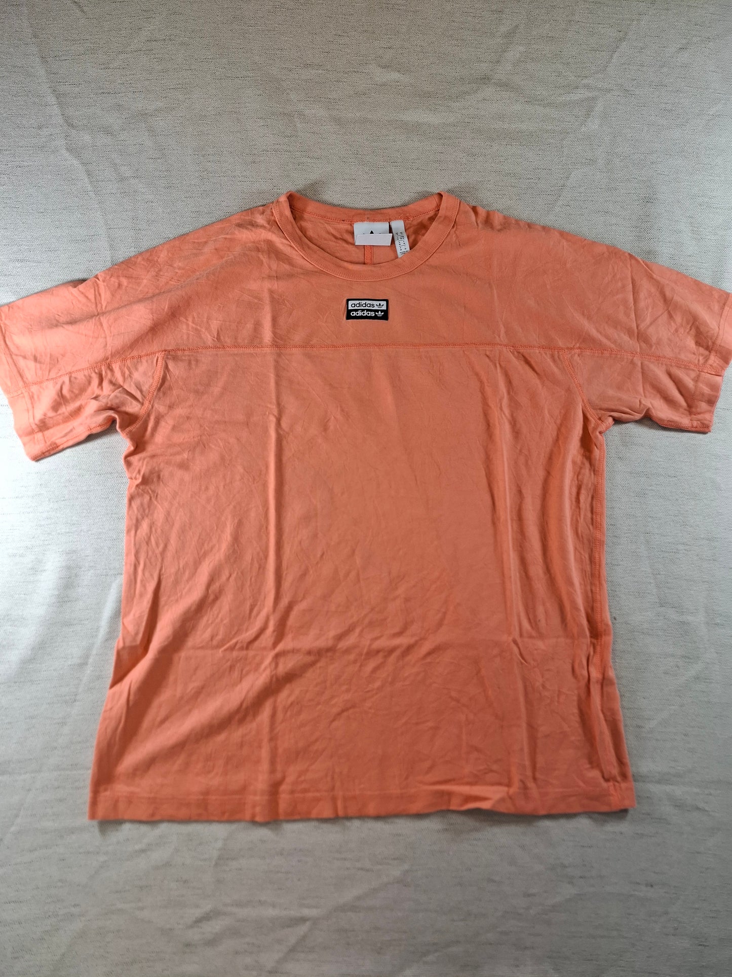 000123 – Adidas T-Shirt – Orange, Size M