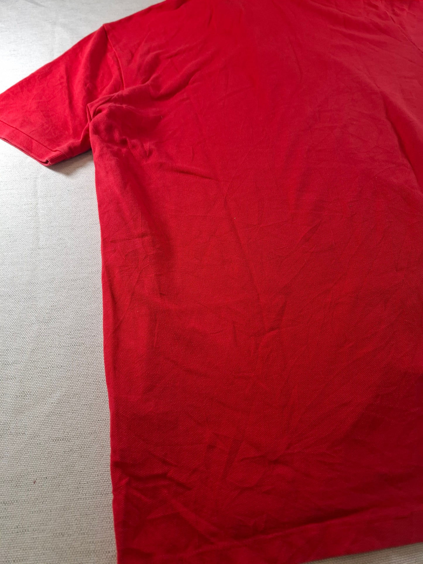 000945 Adidas Polo size XL Red