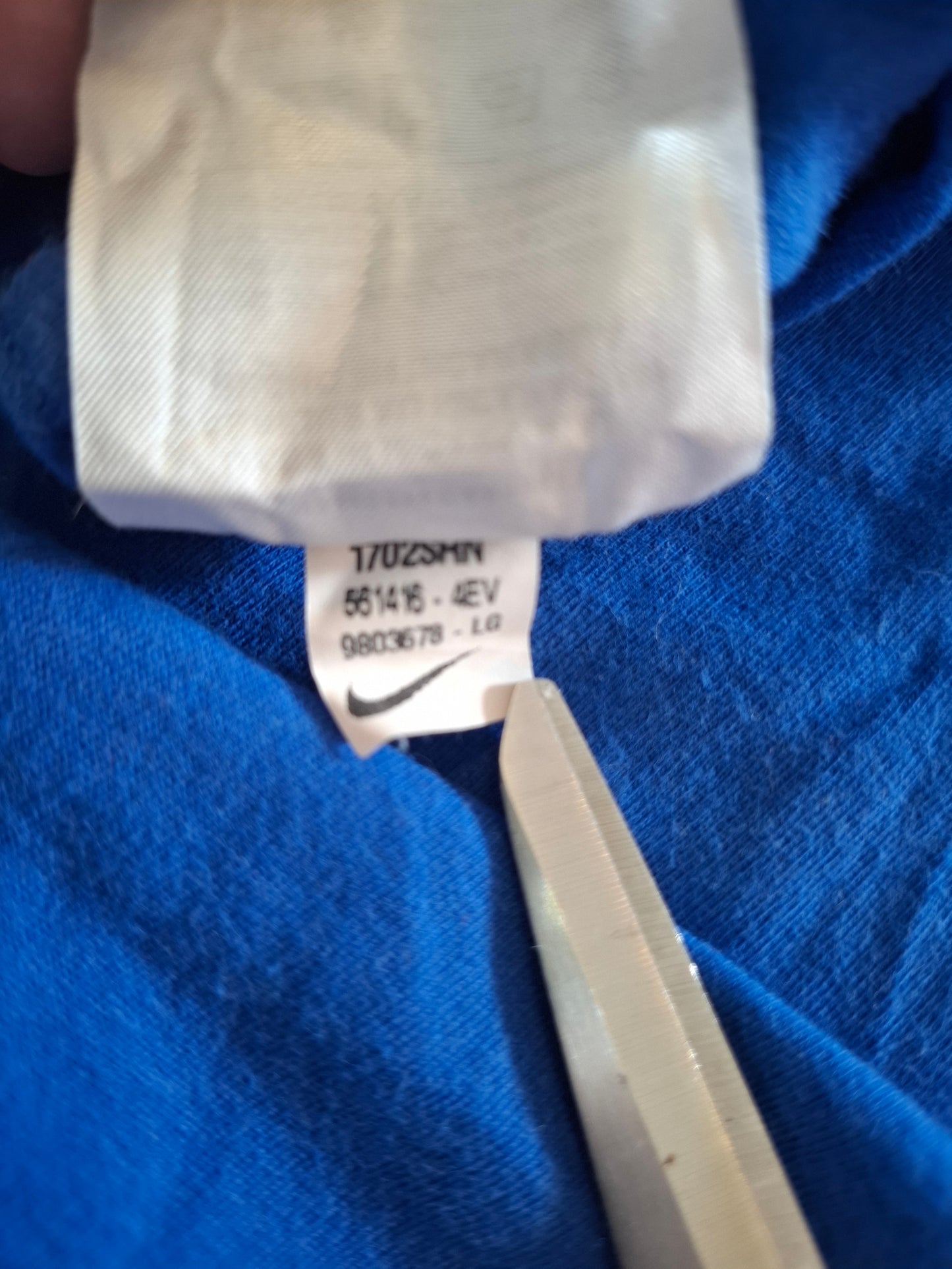 001118 Nike T-shirt size L Blue