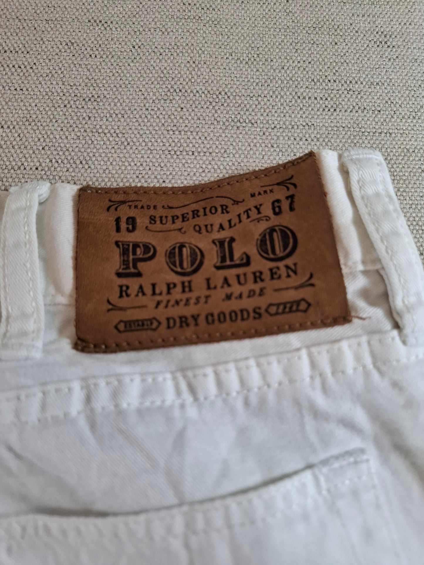 000183 Polo Ralph Lauren Trousers size 36/34 White