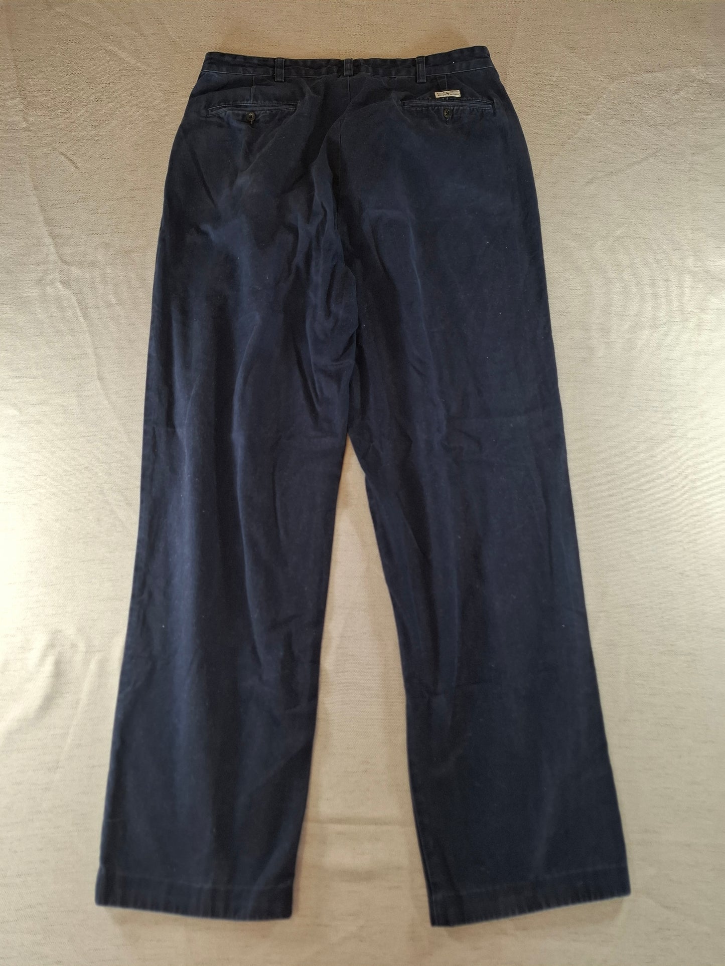 000166 Polo Ralph Lauren Chino size 35/32 Navy Blue
