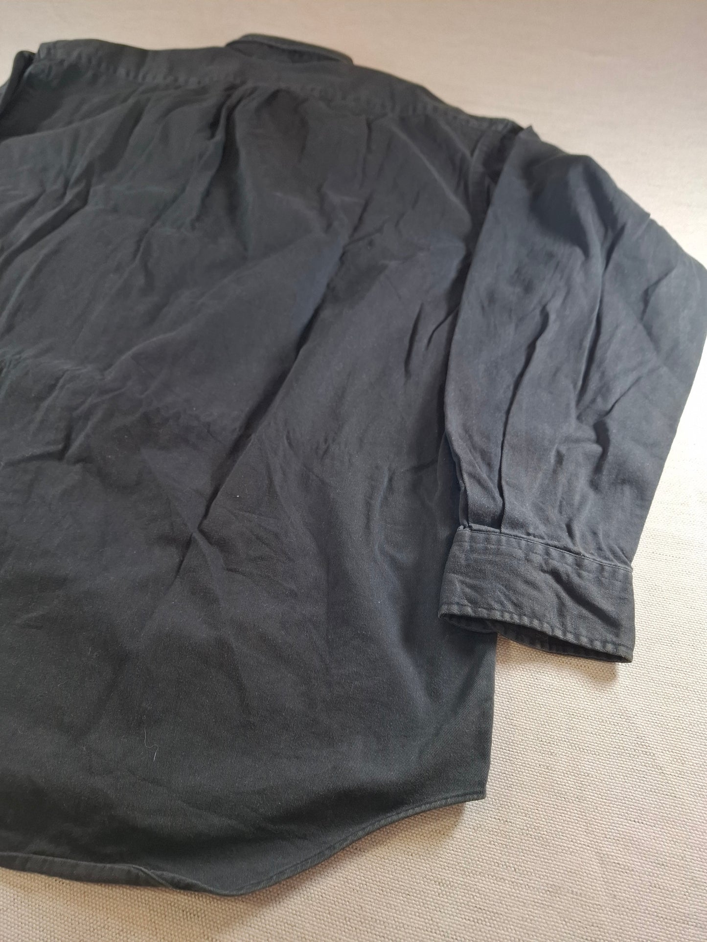 001076 Polo Ralph Lauren Button down shirt size XL Black