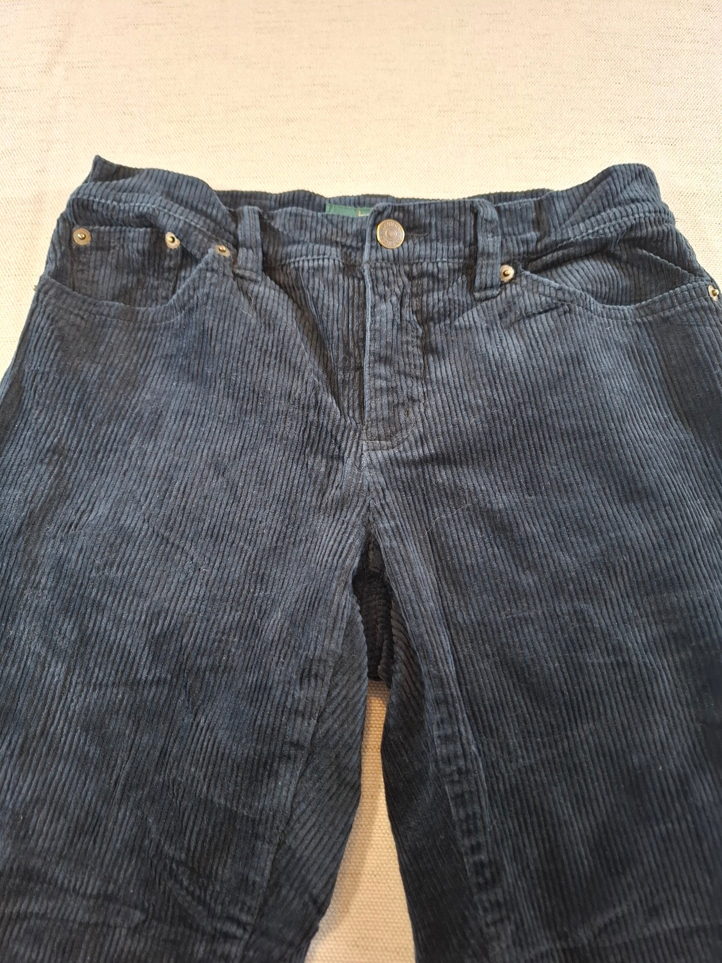 001167 Ralph Lauren Corduroy pants size XXS Black