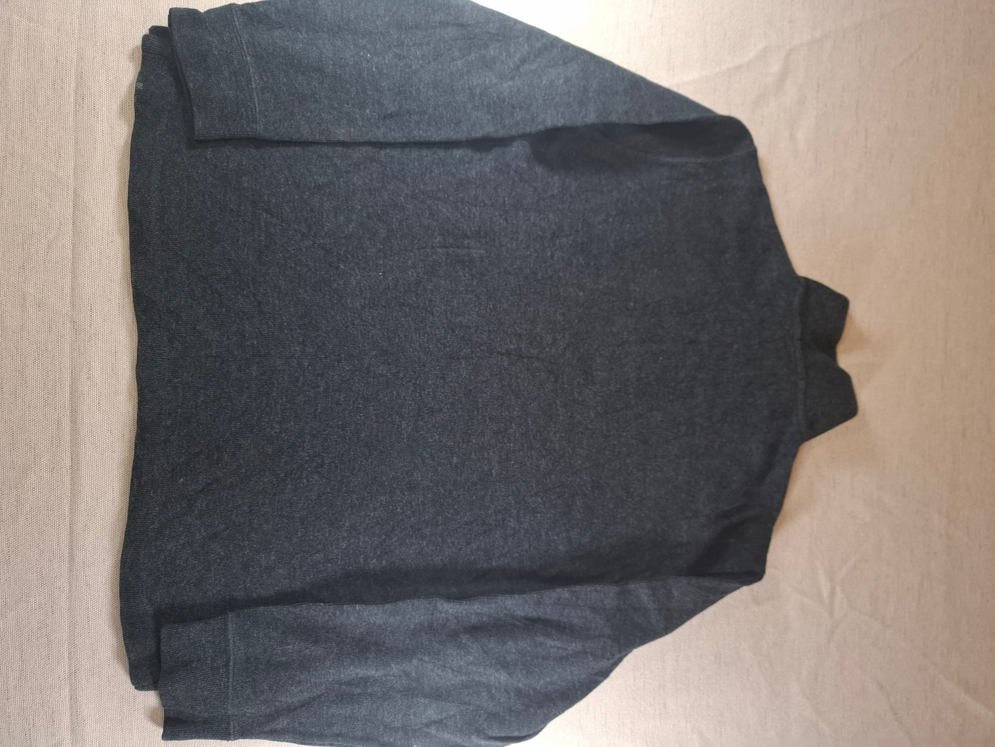 000493 Polo Ralph Lauren 1/4 zip sweater size L Anthracite