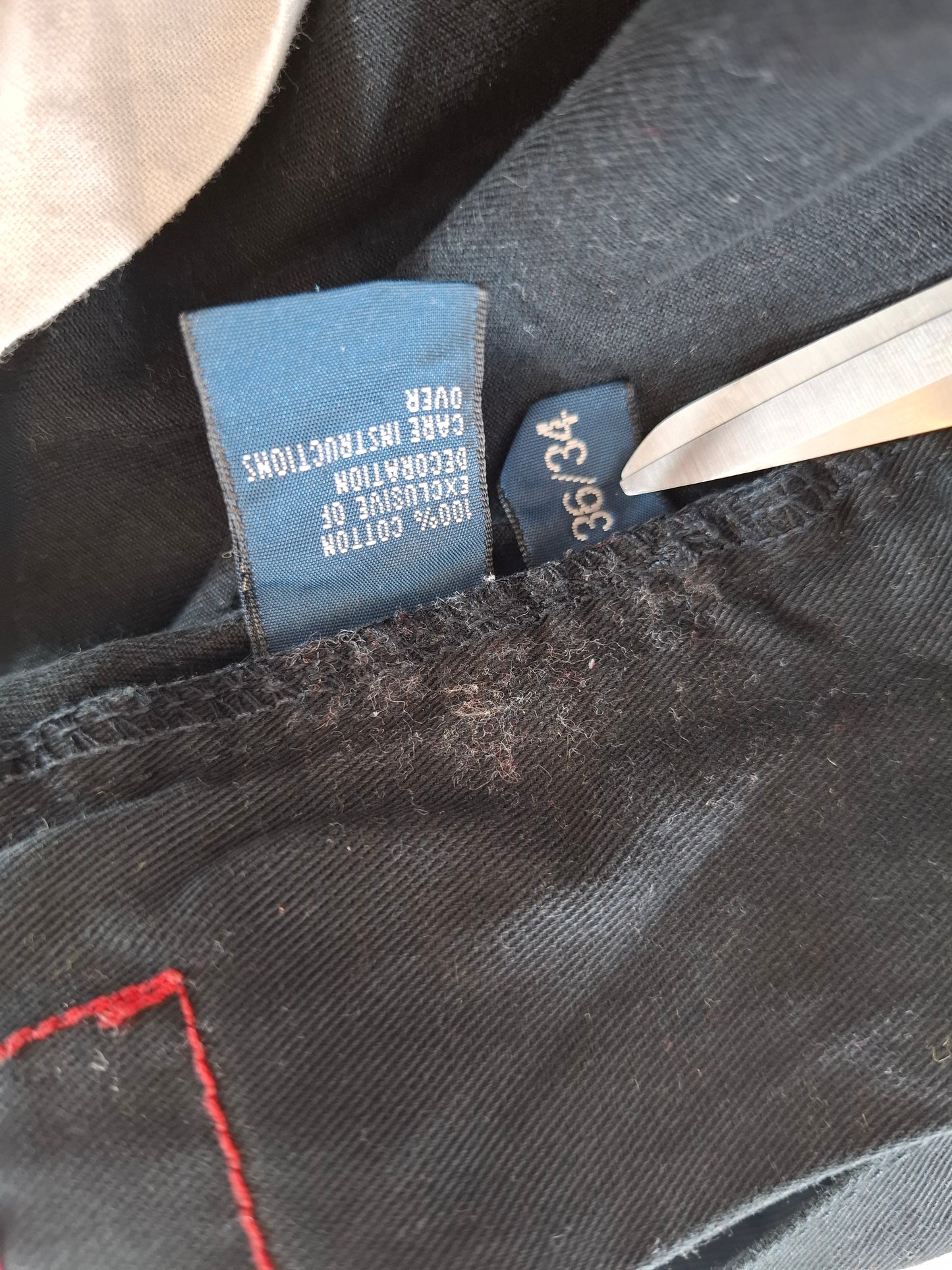 000182 Polo Ralph Lauren Trousers size 36/34 Black