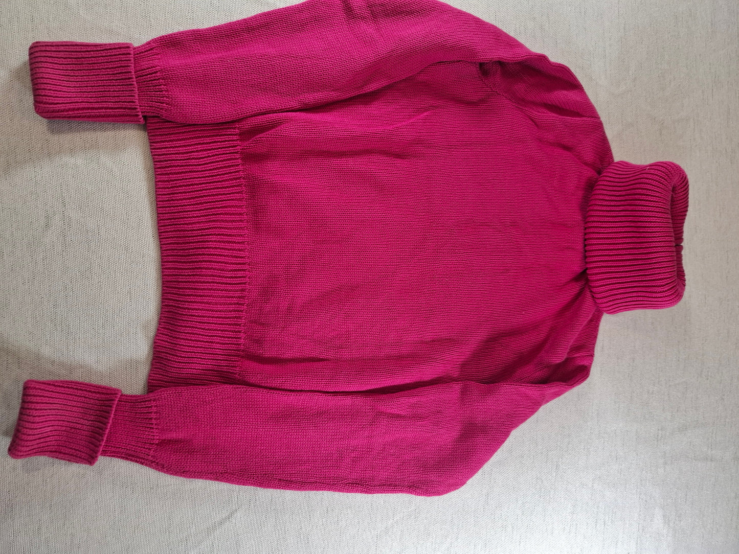 000940 Polo Ralph Lauren Full zip sweater size M Pink