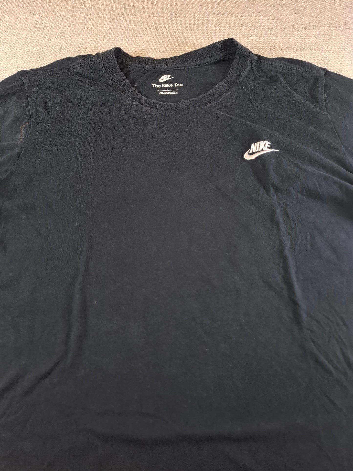 001125 Nike T-shirt size L Black