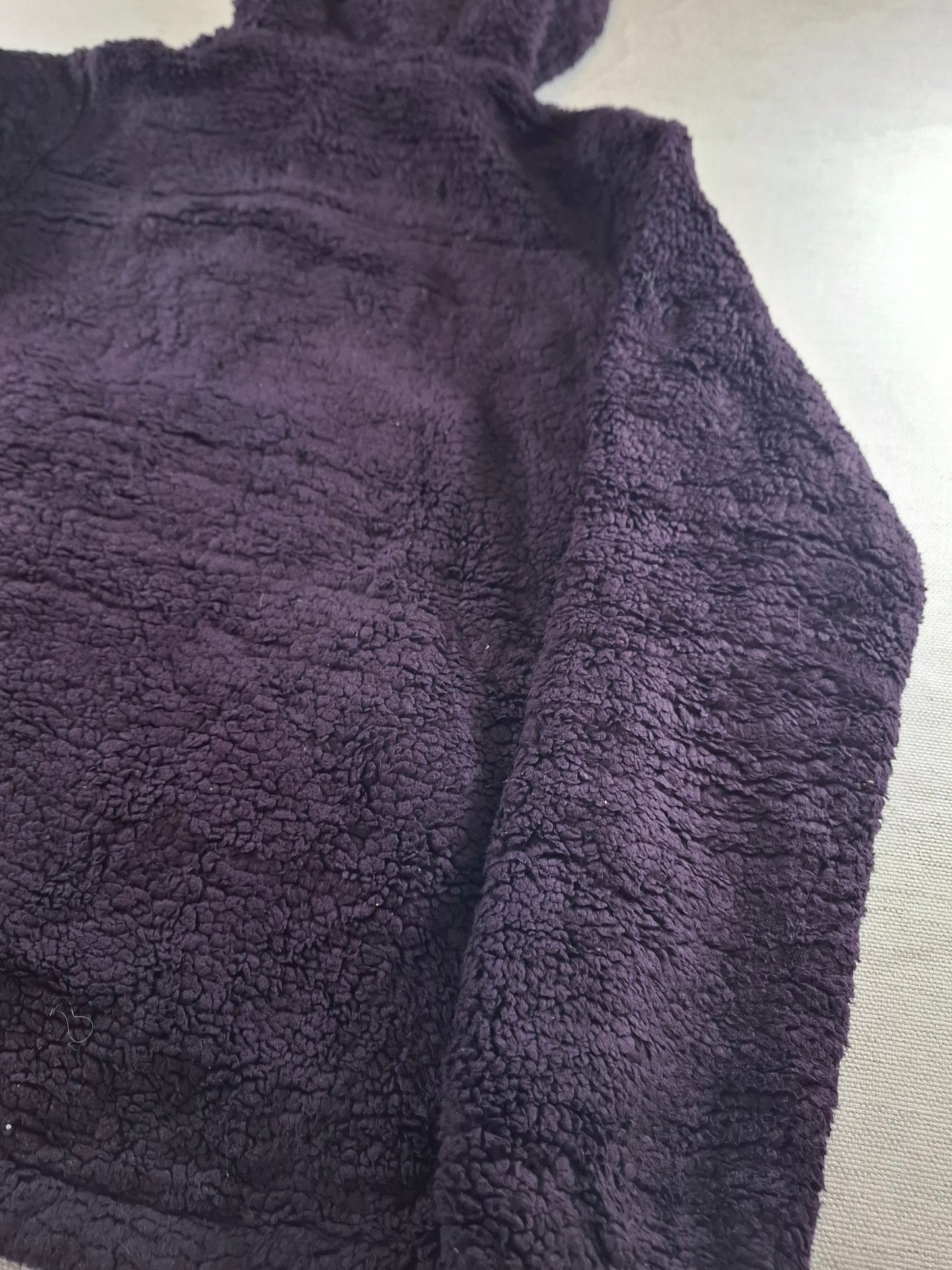 000698 The North Face Fleece hoodie size Women's S Purple