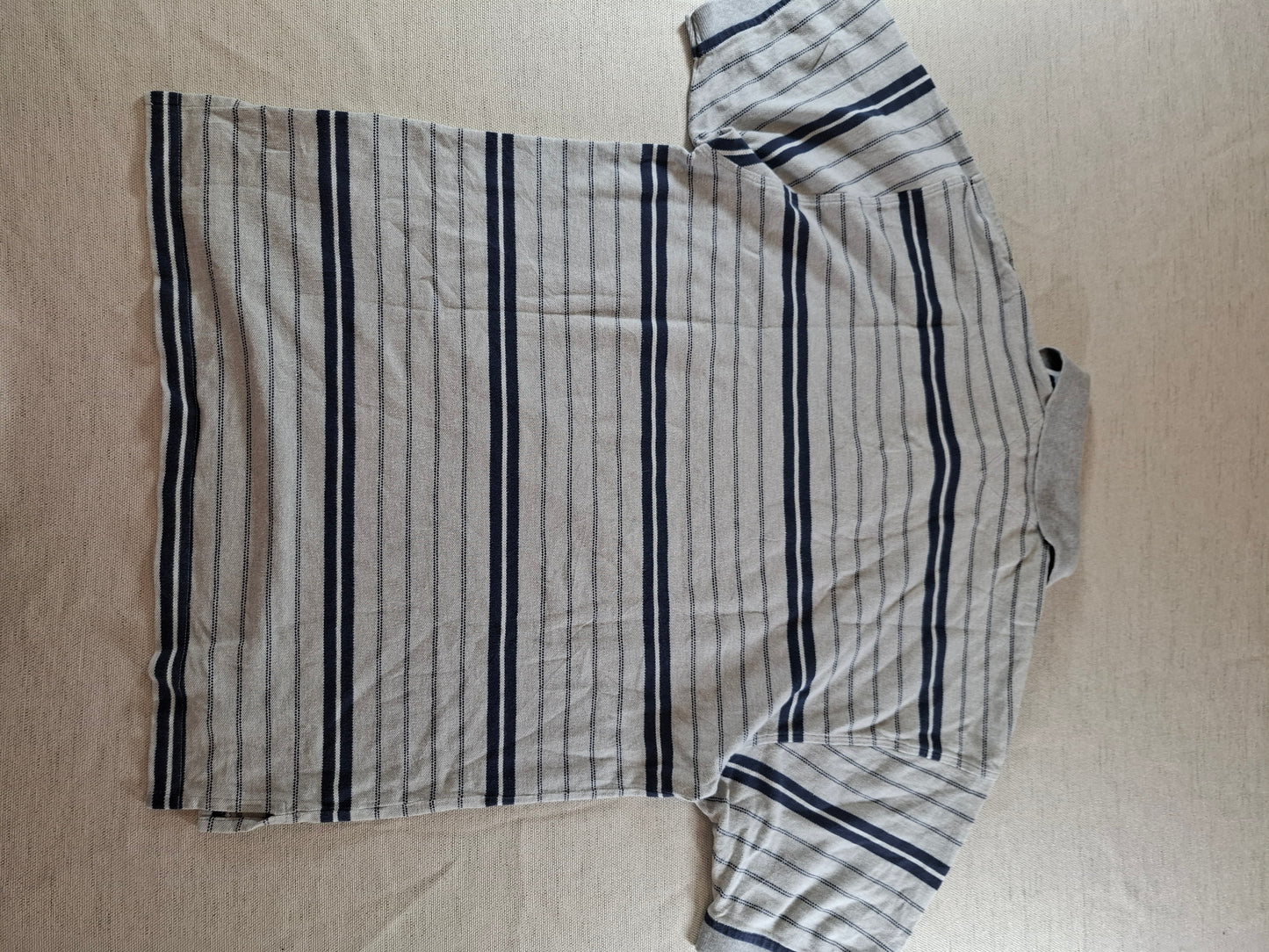 001066 Tommy Hilfiger Polo size M Grey/ Blue