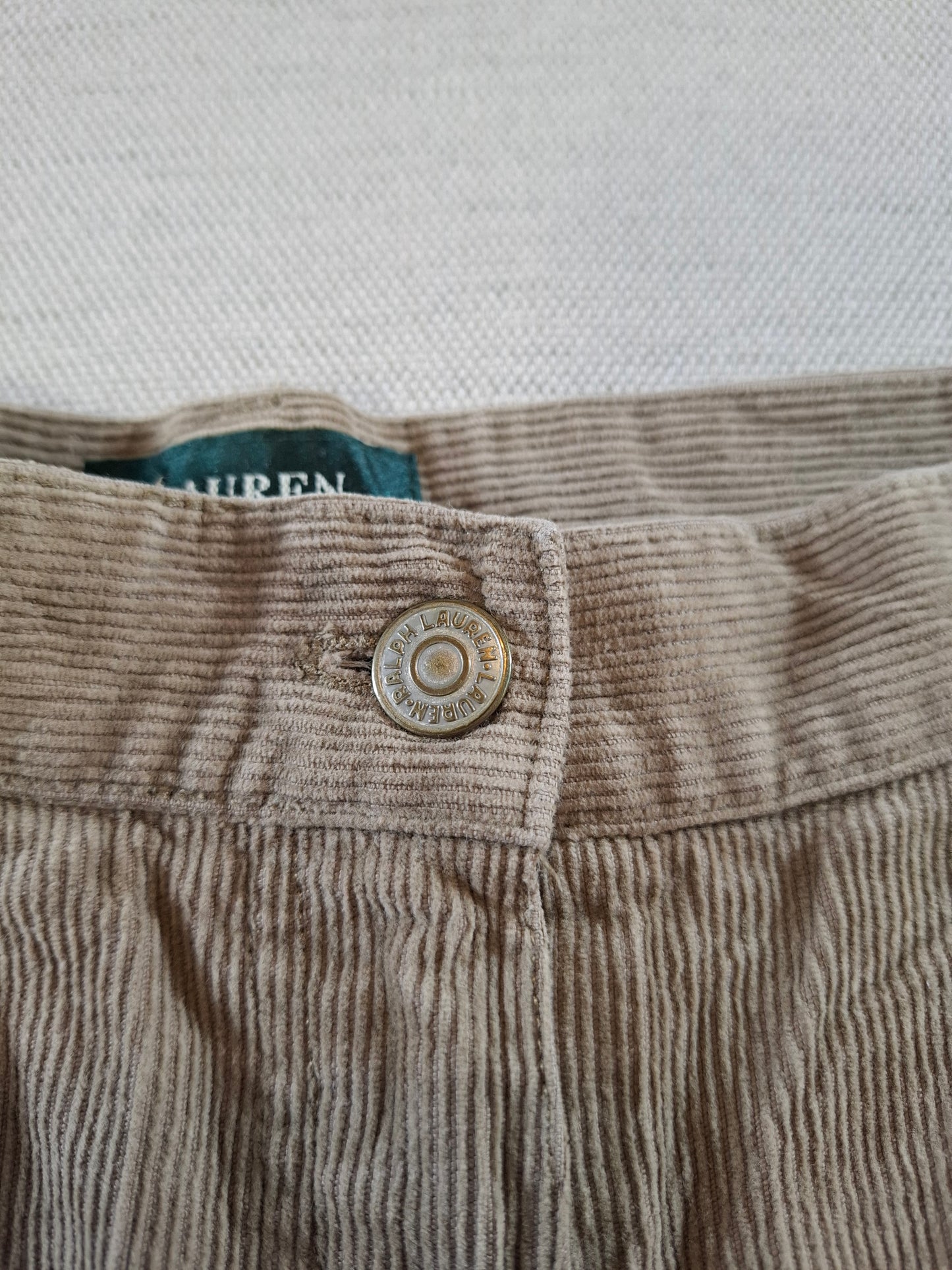 001166 Ralph Lauren Corduroy pants size 10 Khaki