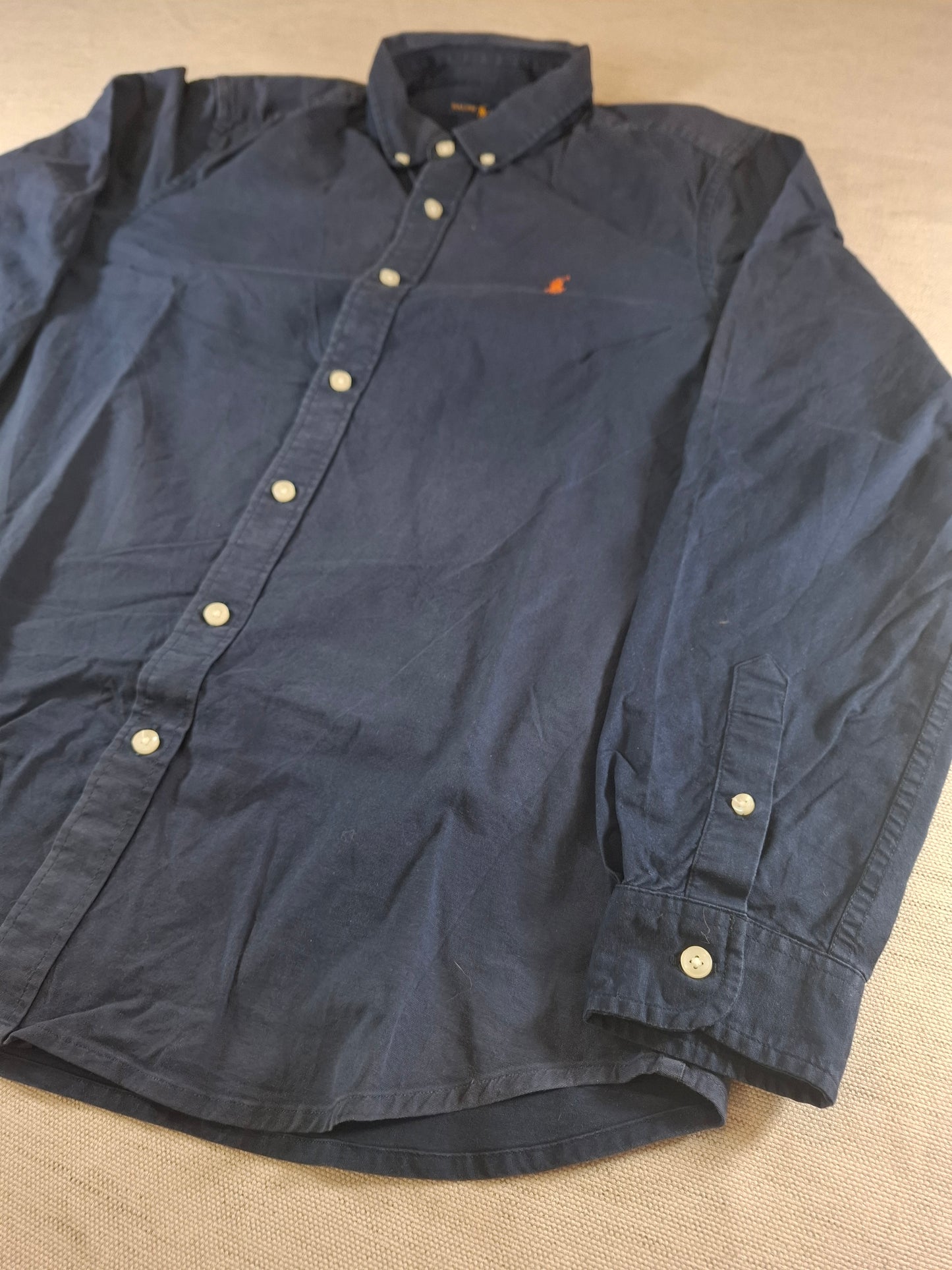 001080 Polo Ralph Lauren Button down shirt size XL Navy