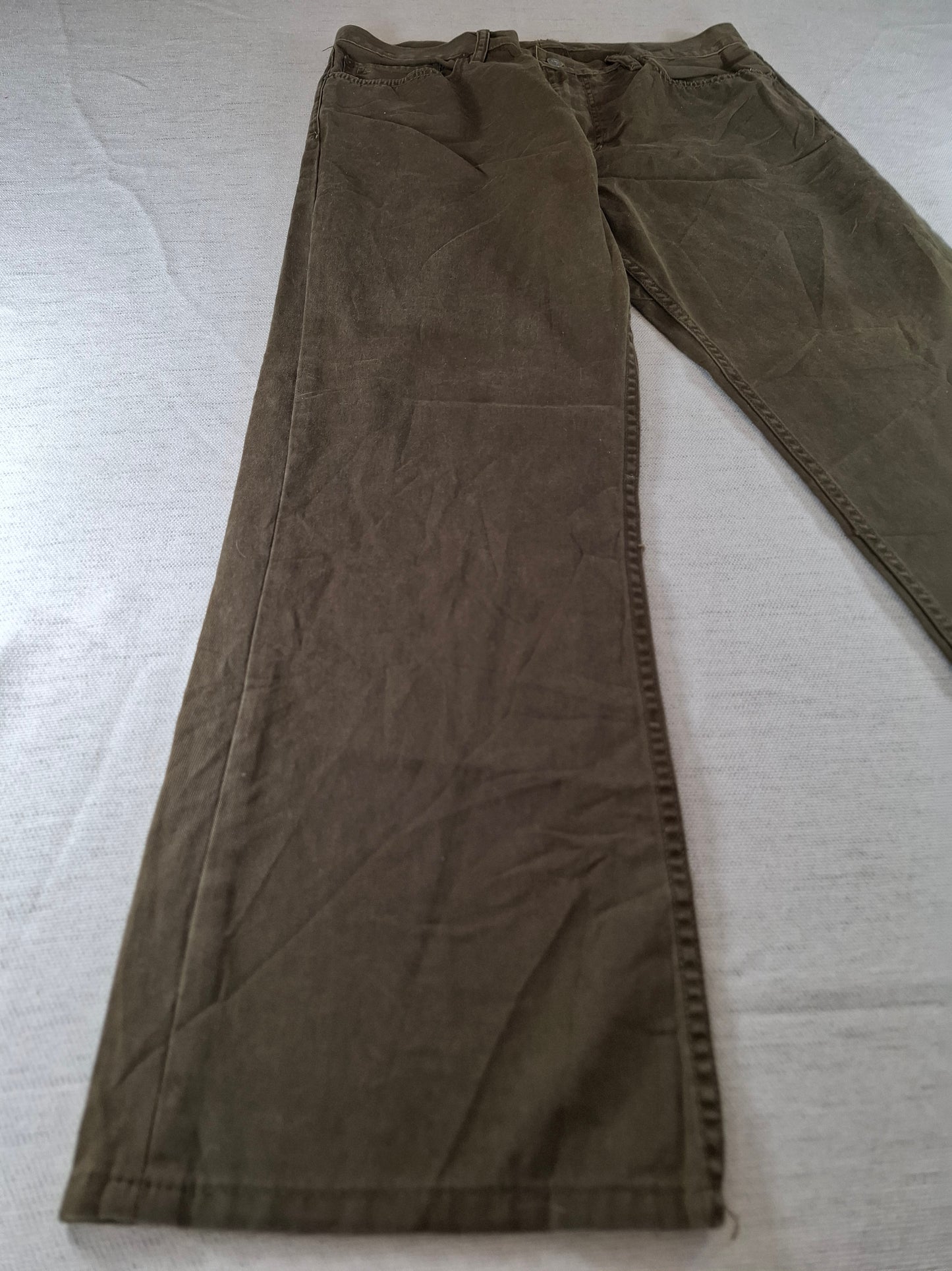 000181 Polo Ralph Lauren Jeans size 35/32 Green/ Brown