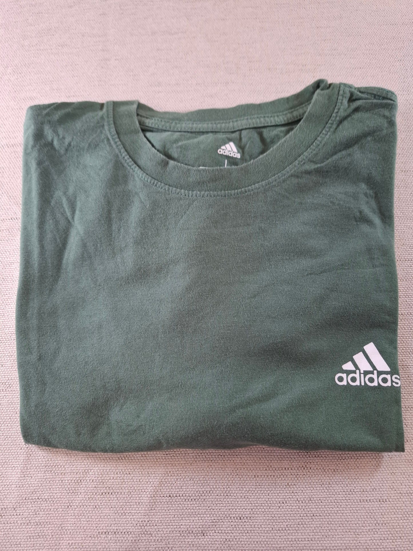 000129 – Adidas T-Shirt – Green, Size L