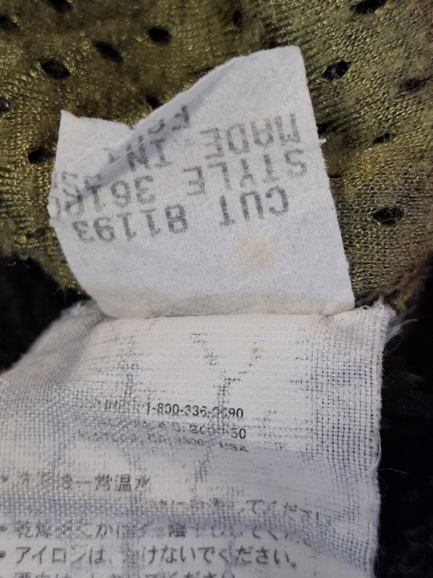 000480 Patagonia Fleece jack size L Army Green