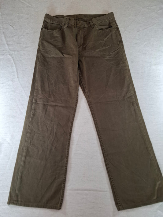 000181 Polo Ralph Lauren Jeans size 35/32 Green/ Brown