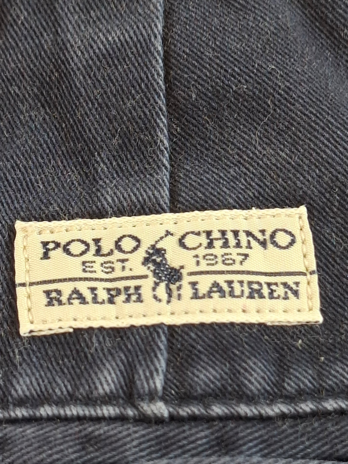 000166 Polo Ralph Lauren Chino size 35/32 Navy Blue