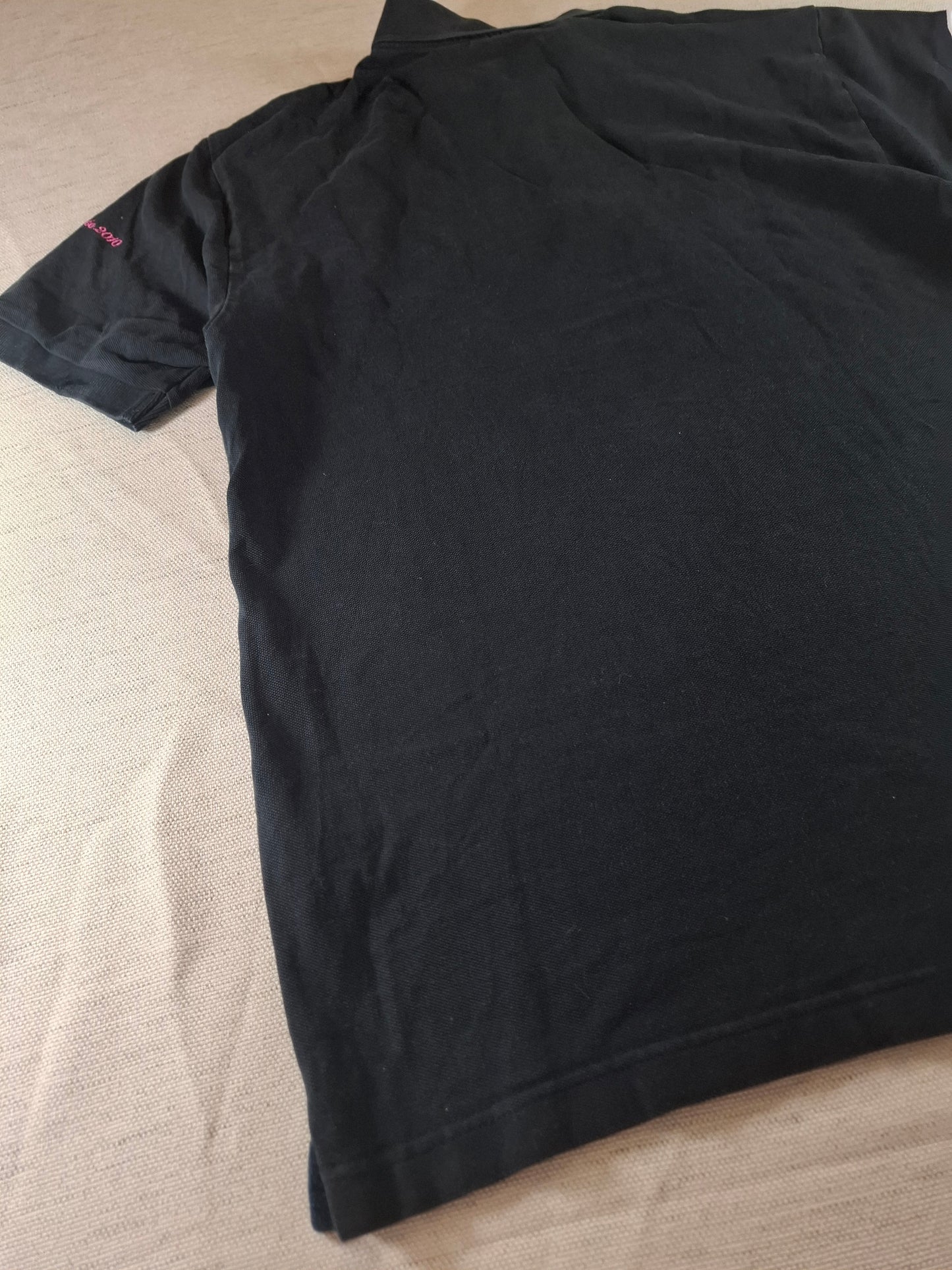 000159 Adidas Polo size M BLACK New Zealand All Blacks Rugby