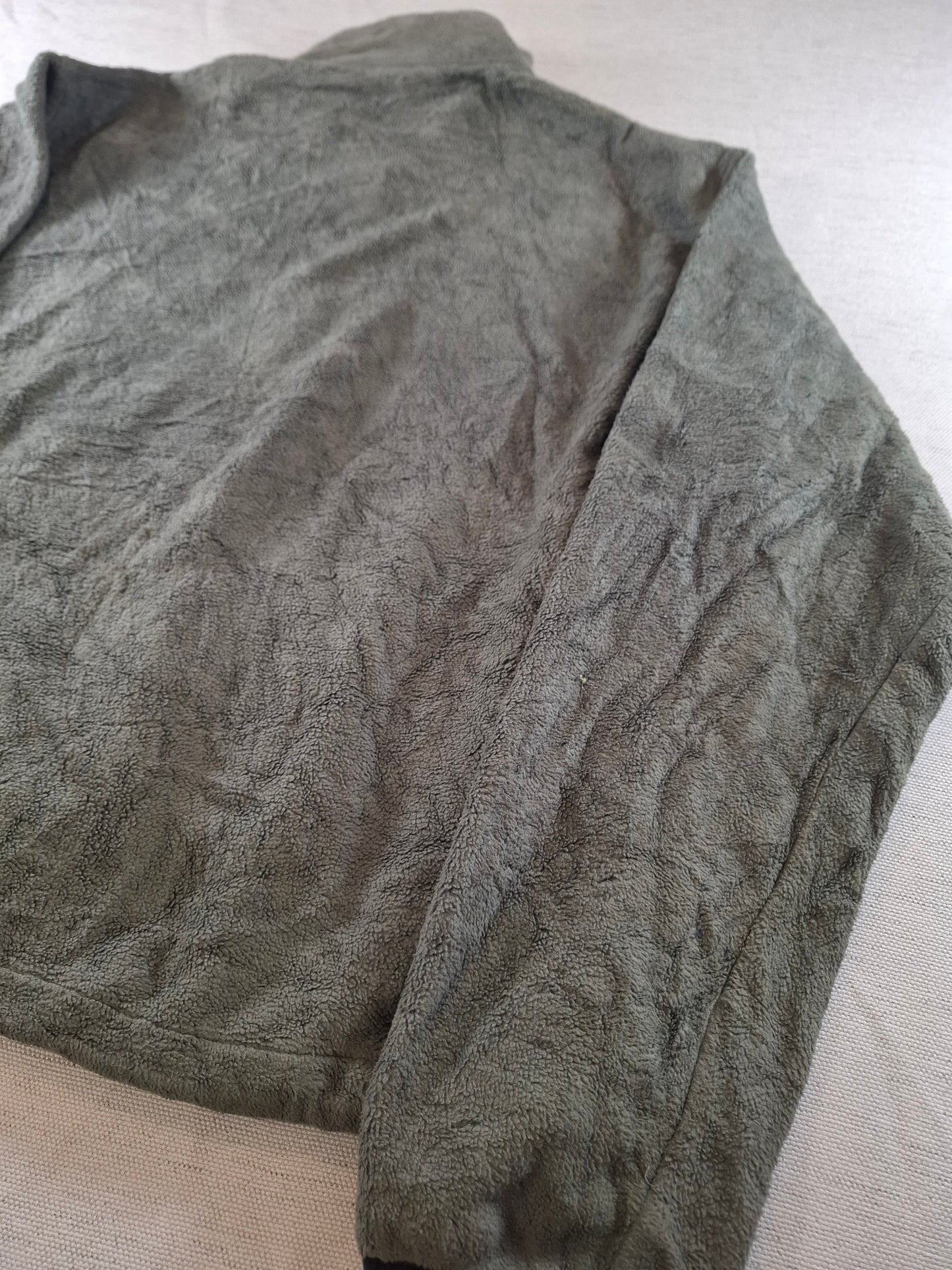 000953 Patagonia Fleece bodywarmer size M Dark Green