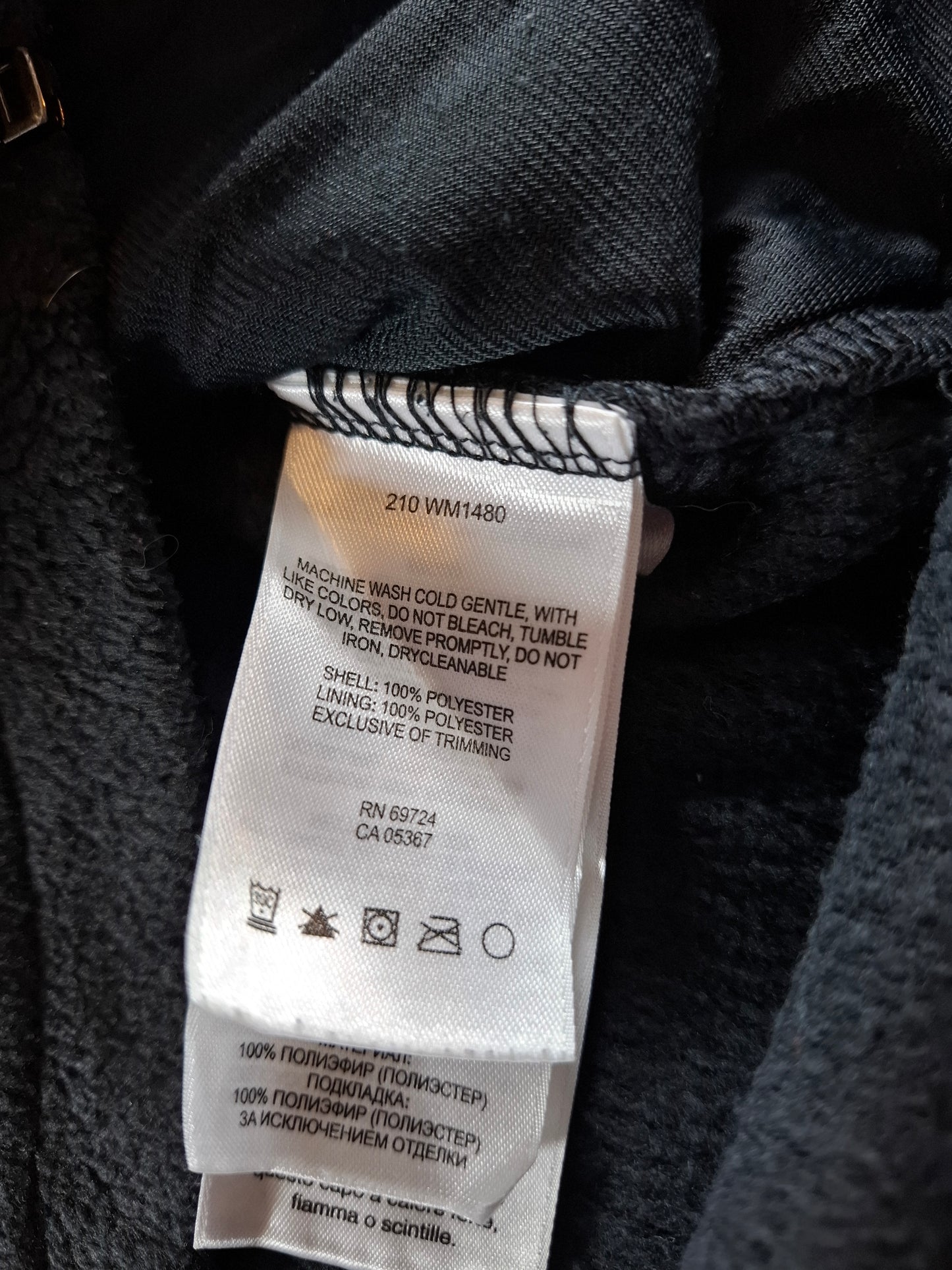 001143 Columbia Fleece bodywarmer size Men L Black