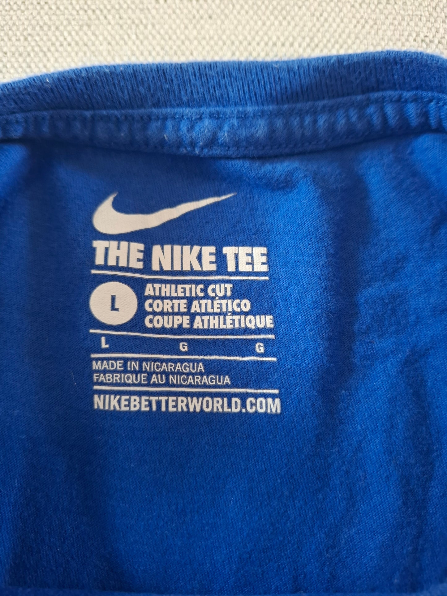 001118 Nike T-shirt size L Blue