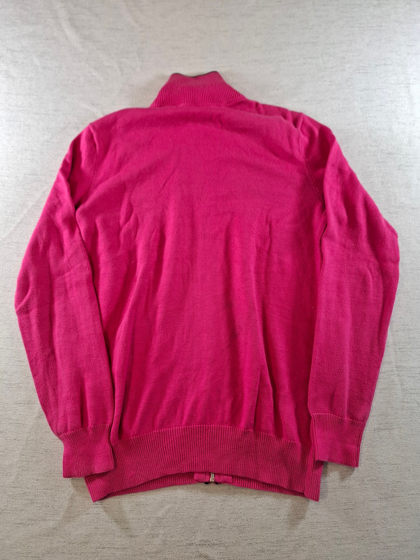 000941 Polo Ralph Lauren Full zip sweater size S Pink