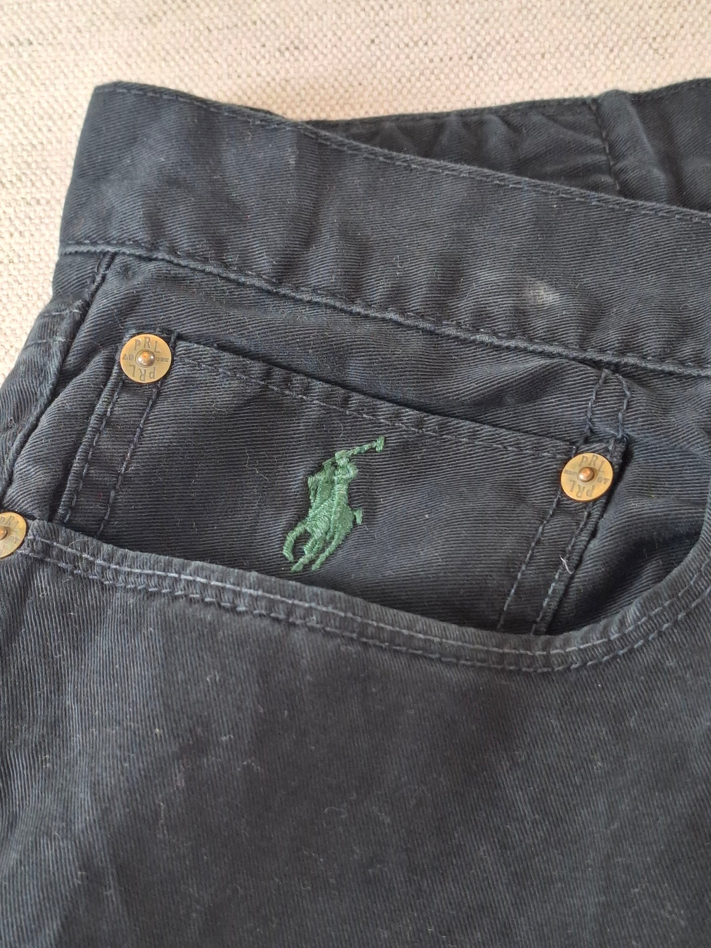 000182 Polo Ralph Lauren Trousers size 36/34 Black